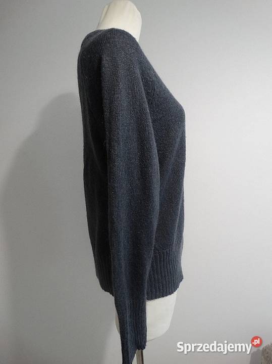 Sweter Kardigan Moherowy Wełniany Szary Ciepły podlaskie Łomża sprzedam