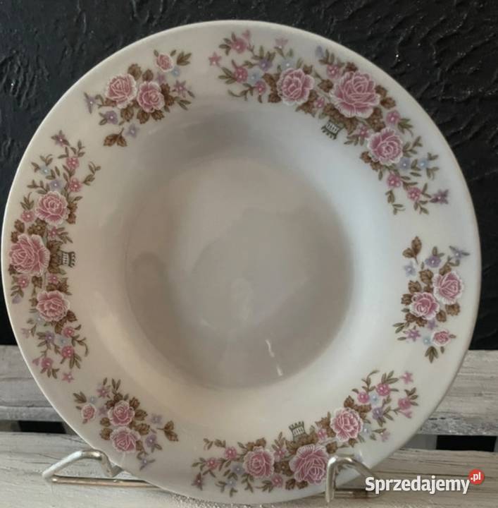 Talerzyk deserowy porcelanowy Petals Wałbrzych