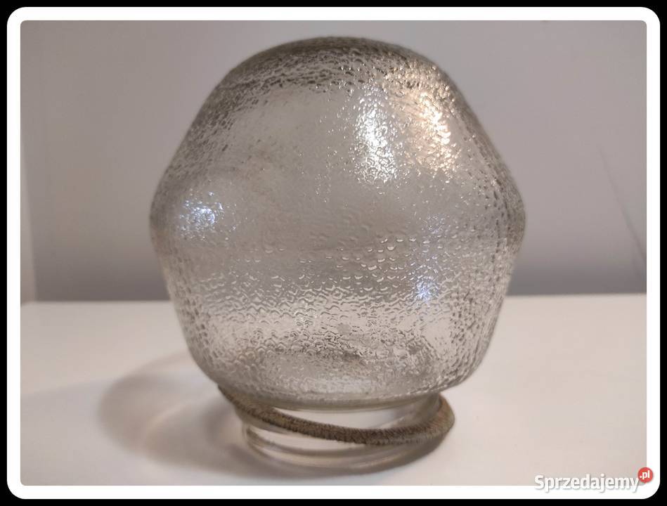 Szklany kulisty klosz zewnętrzny lampa Płock sprzedam