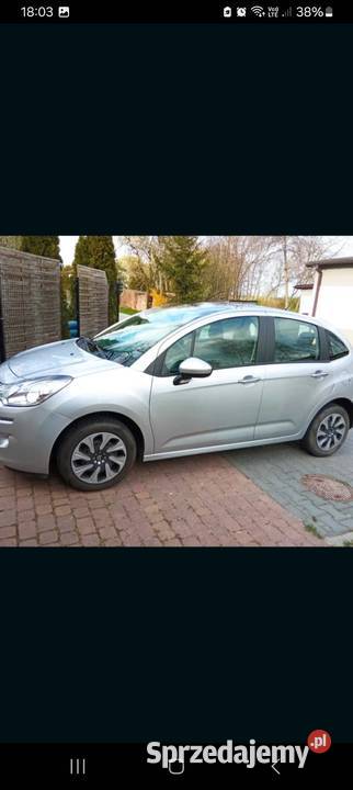 Citroen C3 II benzyna 12 2015 nieuszkodzony Grójec sprzedam