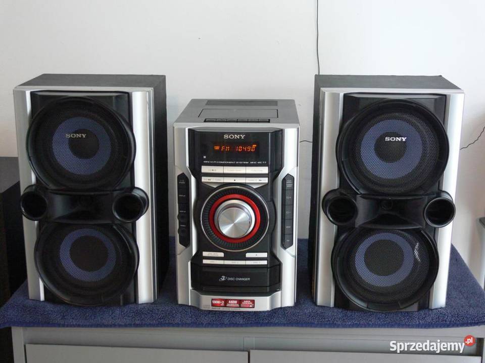 Wieża stereo Sony HCDEC77 kolumny 2 x 130 wat Jasło sprzedam