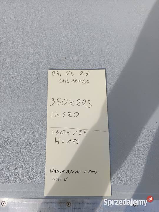 Komora chłodnicza zewnętrzna izotermiczna Limanowa