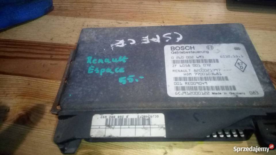 Komputery 8200021797 RENAULT ESPACE Układ elektryczny wielkopolskie