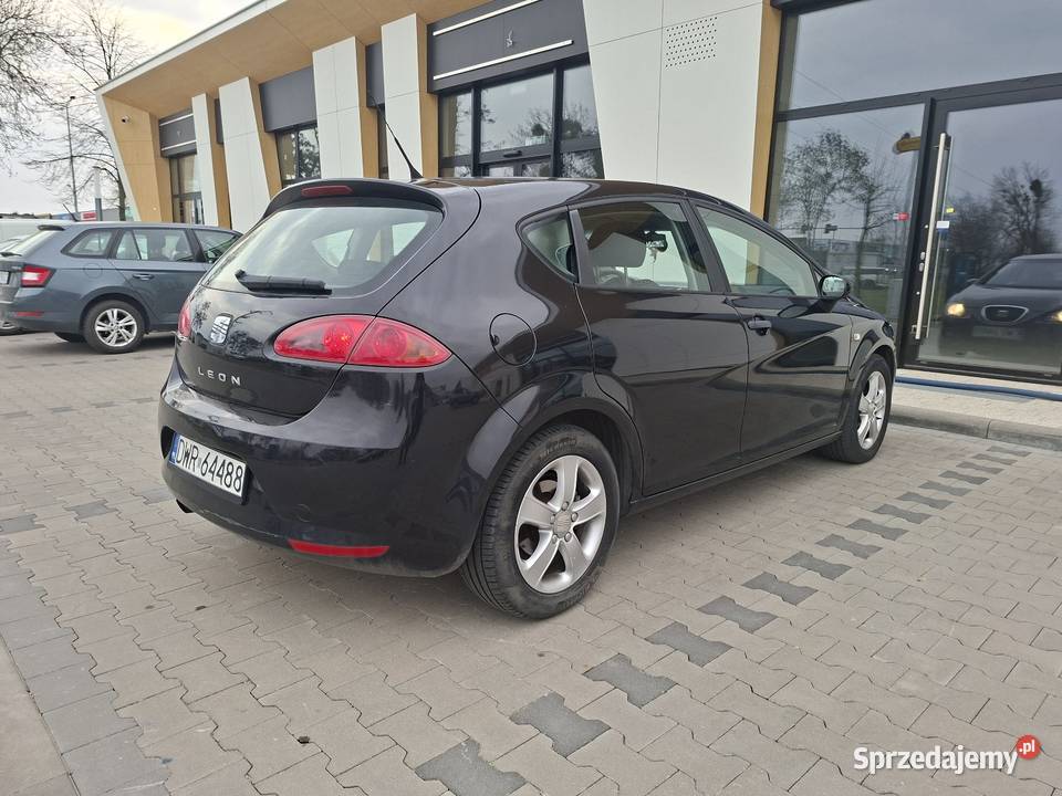 Seat Leon 2009r 19 105 czarny Siechnice sprzedam
