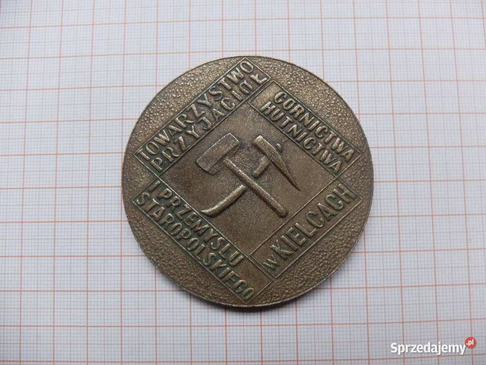 Medal Nowa Słupia Kielce Dymarki Świętokrzyskie Numizmatyka wielkopolskie Kościan
