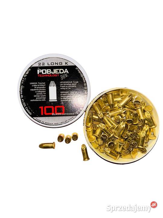 AMUNICJA Hukowa 6mm long PTG Pobjeda 100 sztuk wielkopolskie Poznań