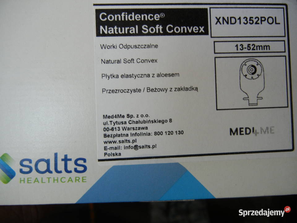 Worki stomijne SALTS XND 1352 odpuszczalne Wrocław