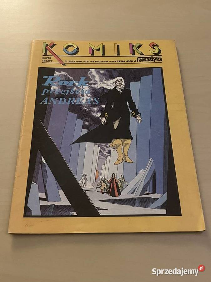 Komiks Fantastyka 4 89 Rork przejścia Andreas Sierosław sprzedam