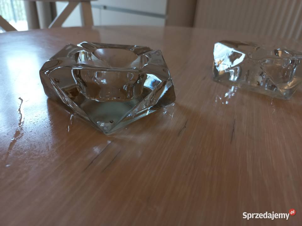 Art Deco 2 kryształowe popielnice mazowieckie sprzedam