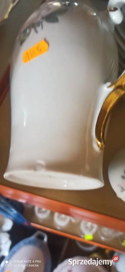 Filiżanki z 2 talerzykami KPM Róża subtelna Gdańsk