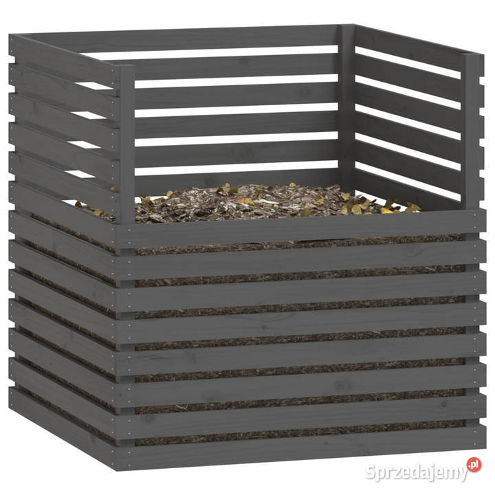 Kompostownik szary 100x100x102 lite drewno Warszawa sprzedam