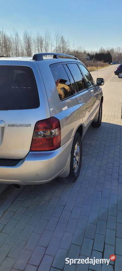 Toyota highlander AWD srebrny Highlander mazowieckie Warszawa