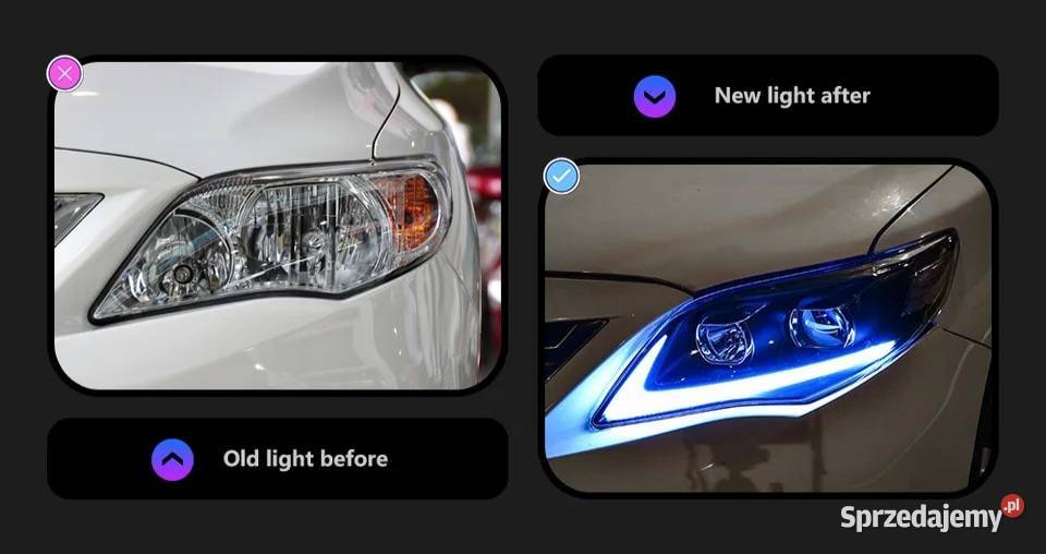 NOWE lampy przednie lampa przód Toyota Corolla X Bełchatów sprzedam