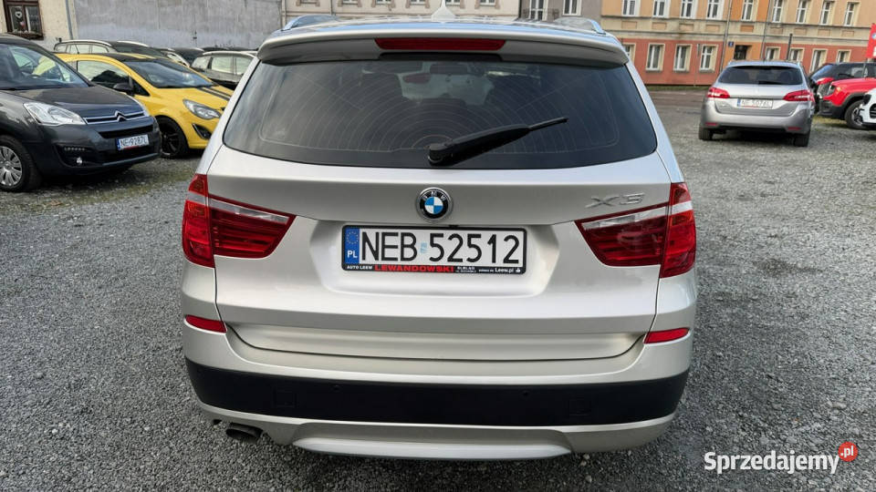 BMW X3 20 Diesel Moc 184 4X4 Automat Salon gniazdo USB Elbląg