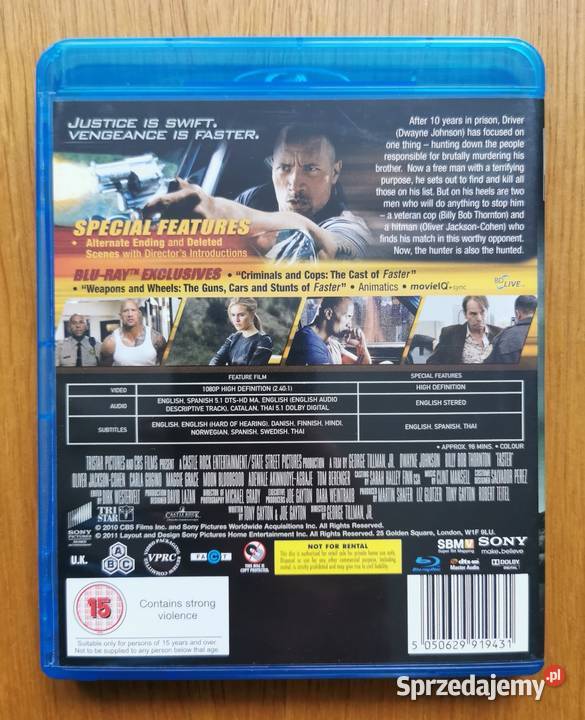 Faster W Pogoni Zemstą Bluray En 2010 Dwayne Parzęczew