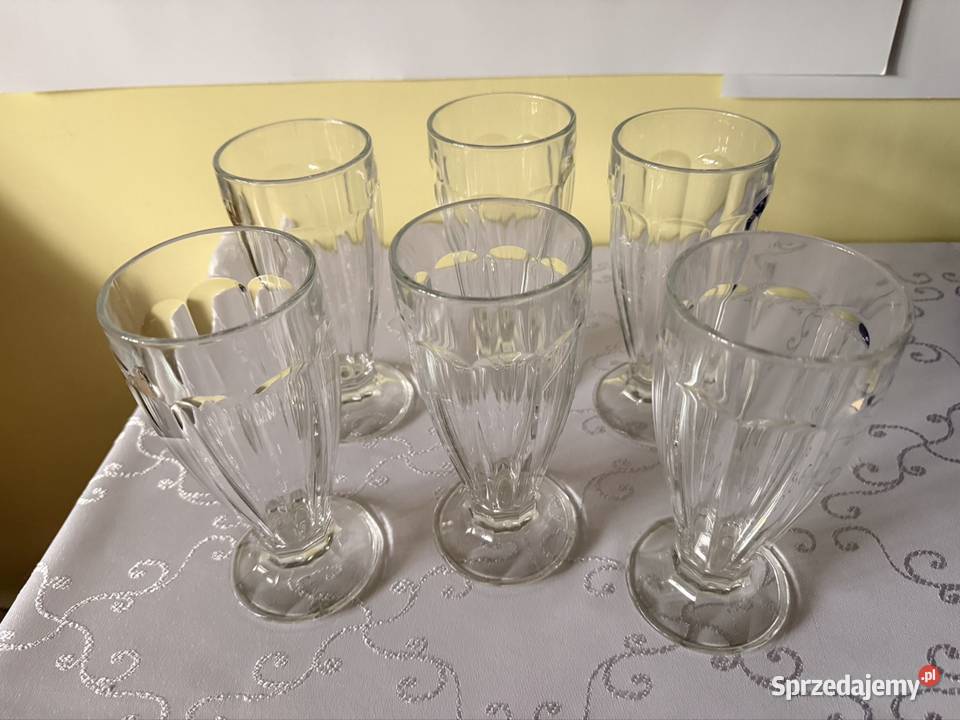Szklanki Pucharki Lody Desery 300 ml Vintage śląskie Czerwionka-Leszczyny sprzedam