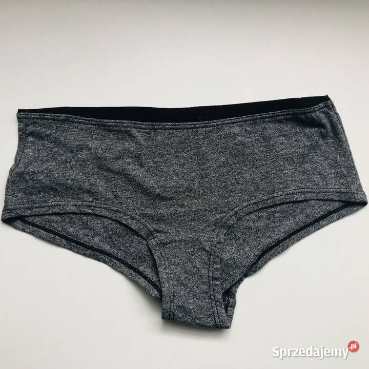 majtki szare siwe HM xs 34 Figi i stringi