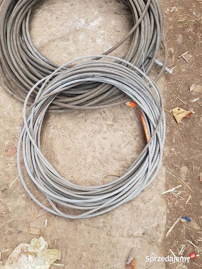 Lina stalowa 10mm 6mm sprzedam
