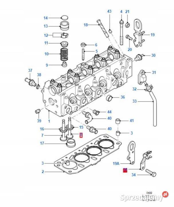 ZAWÓR WYDECHOWY FORD MONDEO 9600 18