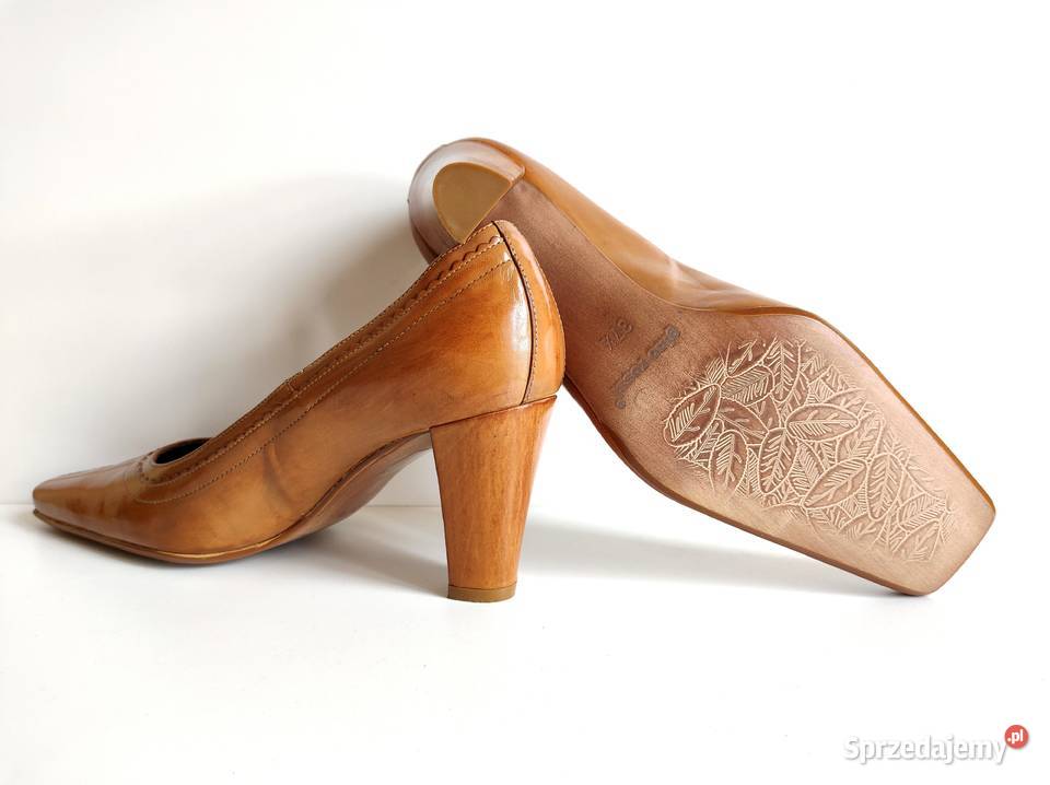 7303 GINO ROSSI eleganckie toffi skóra 375 Kędzierzyn-Koźle