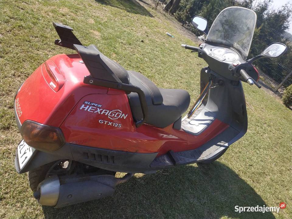 Piaggio super hexagon GTX 125 4t wielkopolskie Wronki sprzedam