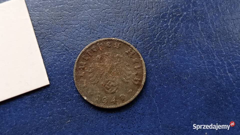Stare monety 1 pfennig 1941 D Niemcy Antyki, Sztuka, Kolekcje Lesko