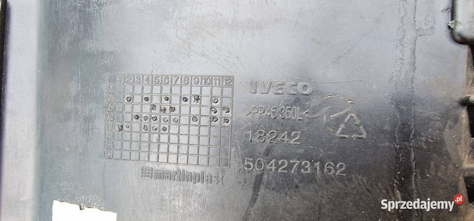 IVECO EUROCARGO NAKŁADKA STOPIEŃ NA ZDERZAK Bieleń