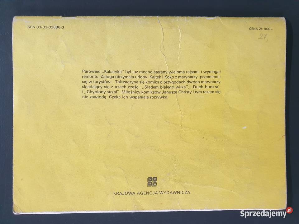 Kajtek i Koko Śladem Białego Wilka 1990 Christa Gdynia sprzedam