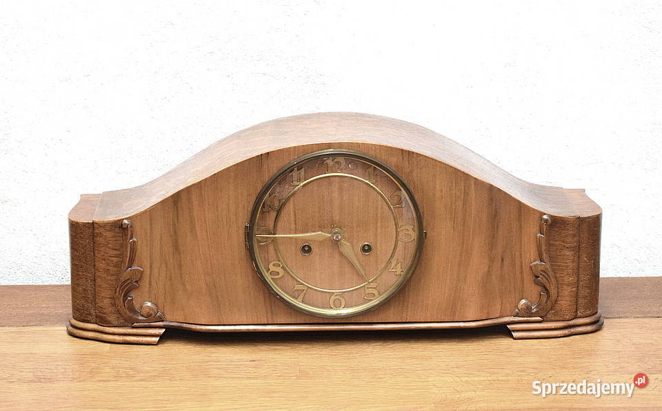 Stary zegar kominkowy na komodę kominek wysyłam