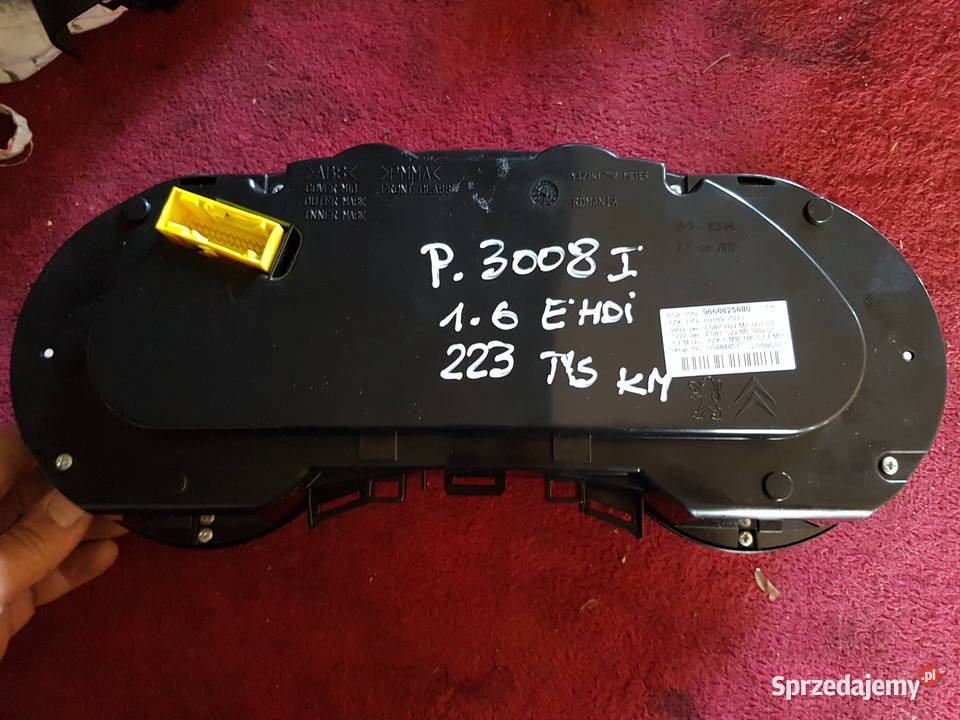PEUGEOT 3008 I 16 HDI LICZNIK ZEGAR 9666625680 Turkowice