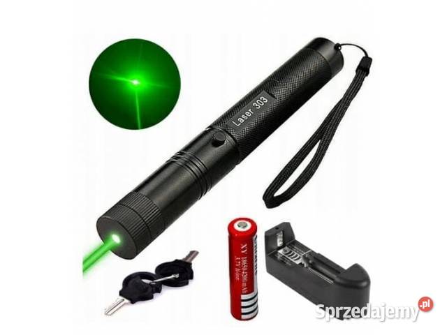 LASER MOCNY WSKAŹNIK LASEROWY POINTER ZIELONY Pozostałe