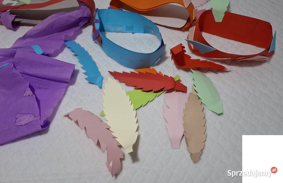 Praca plastyczna zabawa w Indian zestaw kostium Czeladź