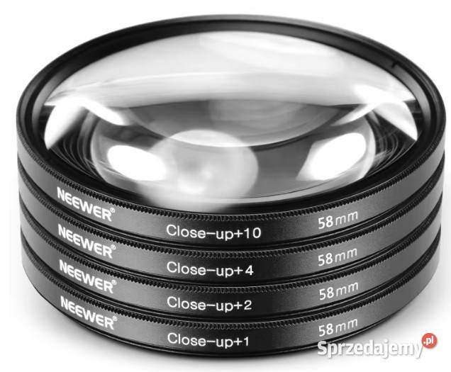 Zestaw filfrów fotograficznych Neewer 58 mm 10 sprzedam