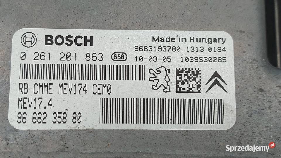 CITROEN C3 PICASSO 14 VTI 10r komputer sterownik Kielce sprzedam