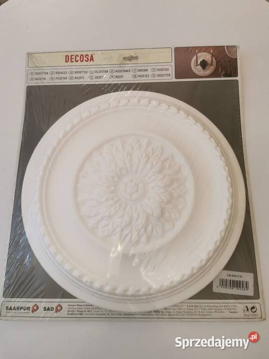Rozeta Decosa Elisa Weiss 42 sztukateria sufit Strzegom