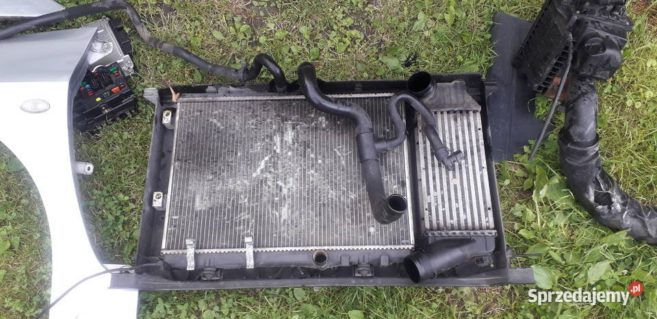 Kompletna chłidnica wody intercooler Peugeot 307 Chłodnie wody Żabno
