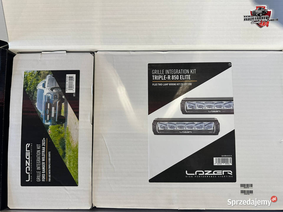 Zestaw dwóch lamp oświetlenie Premium Ford Pasłęk