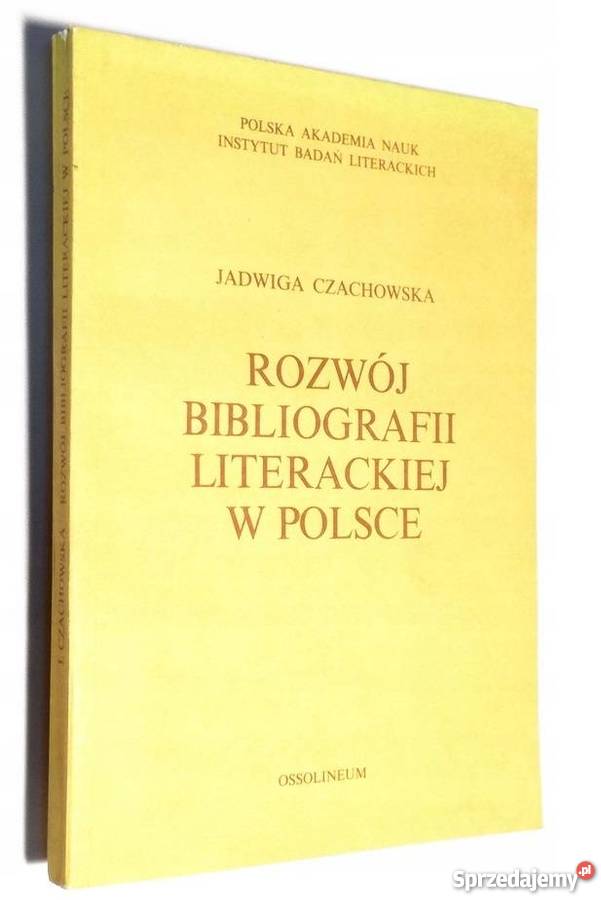 Rozwój bibliografii literackiej w Czachowska Kobielice