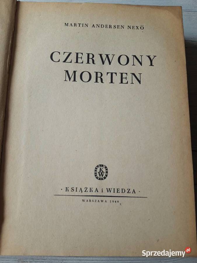 Czerwony Morten Martin Andersen Nexo 1949 Bielsko-Biała