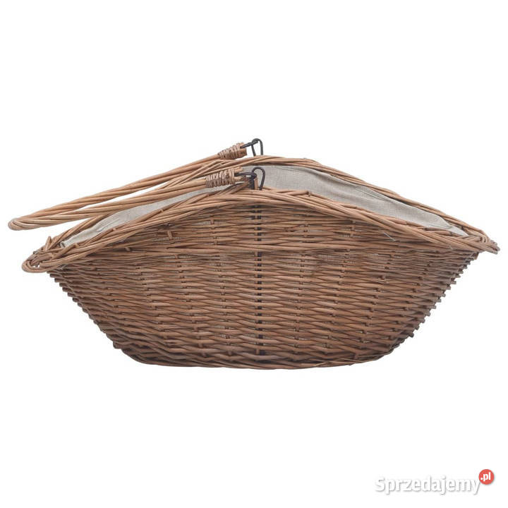 Koszyk na drewno z uchwytem 60x44x55 naturalna Pozostałe Warszawa