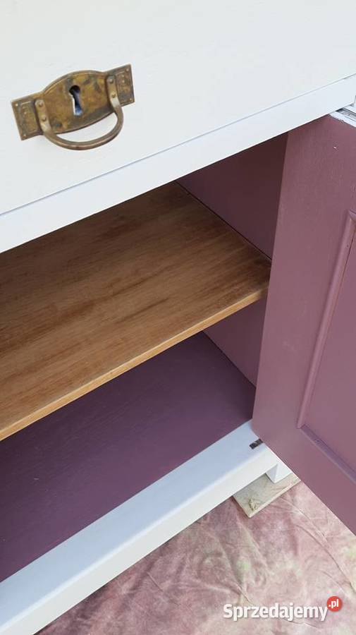 stary kredens odnowiony szary shabby chic Dom i Ogród Stepnica