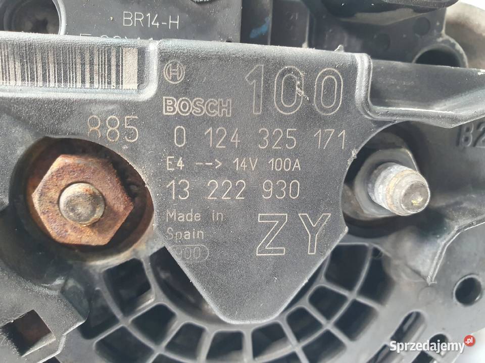 ALTERNATOR Opel Corsa D 14 16V Bosch 0124325171