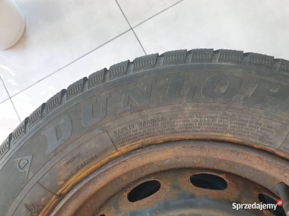 felga stalowa 13 opona Dunlop 16570R13 warmińsko-mazurskie