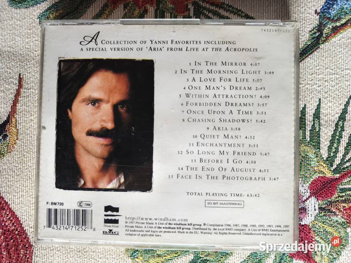Yanni In the Mirror CD Kraków