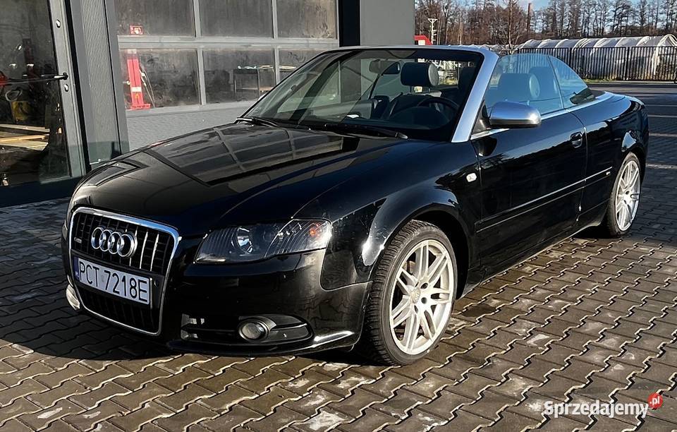 Audi A4 B7 20 140 TDI Cabrio Sline A4 Czarnków