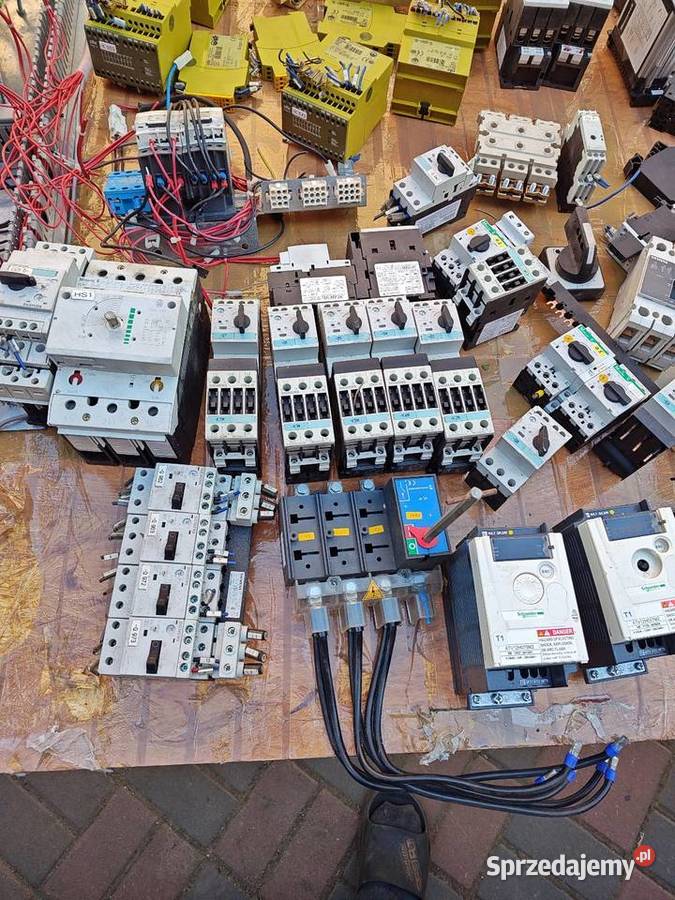 Elektronika z demontażu maszyny i z skrzyń Nowy Tomyśl
