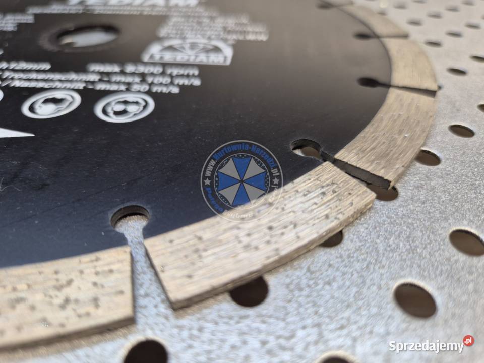 Tarcza diamentowa 230mm h12mm 100ms CG tarcza do Nowe sprzedam