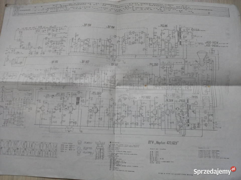 Neptun 623 Unitra Unimor instrukcja schemat i śląskie Knurów
