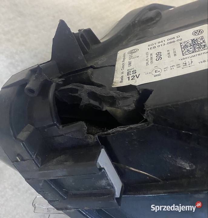 LAMPA PRAWA PRZEDNIA VW GOLF VII LIFT 5G1 Jasienica