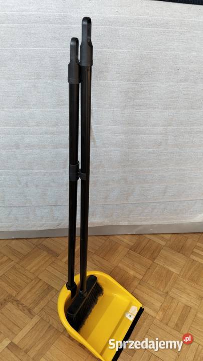 Szczotka zmiotka z szufelką na długim kijku Miotły i zmiotki mazowieckie Warszawa